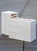 Облицовочный керамический кирпич пустотелый, White Premium, 250х120х65 мм, Красная гвардия