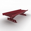 Мостик кровельный Prestige ZN 360, Master фальц, 1,2м., Ral 3005, Красное Вино Roofsystems