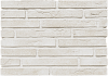 Фасадная плитка BrickWell Simple цвет "Ультрабелый" 310x40x20