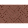 Клинкерная брусчатка LODE Brunis 250x45x65 коричневый