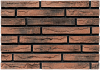 Фасадная плитка BrickWell Traditional цвет "Кирпичный"